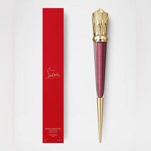 NWT CHRISTIAN LOUBOUTIN ROUGE STILETTO VINYL GLOSS “MAUVE HEAT” COLOR